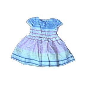 Ralph Lauren Striped Cotton Oxford Dress 3 Month